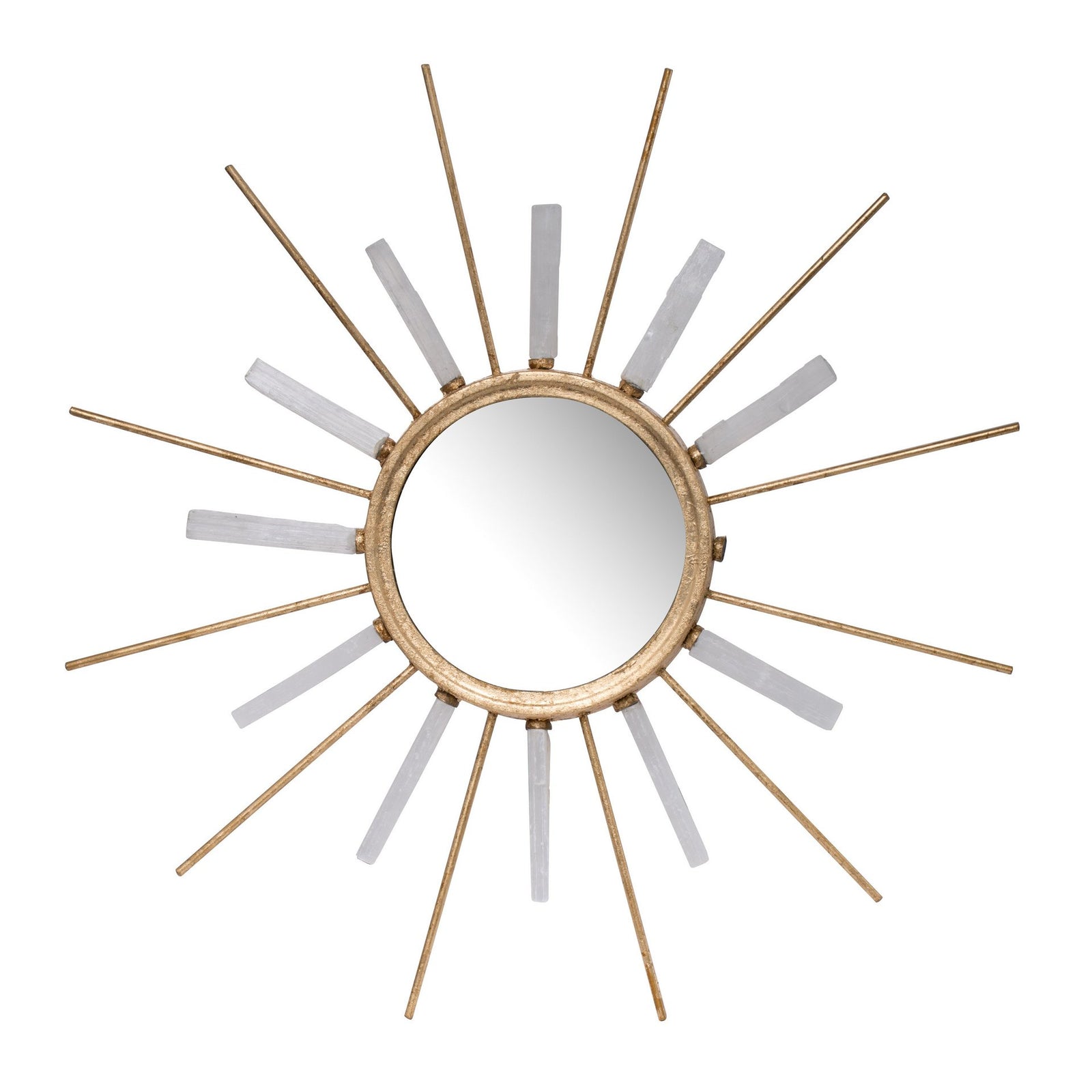 Starburst Mirror with Stone Accents 43586