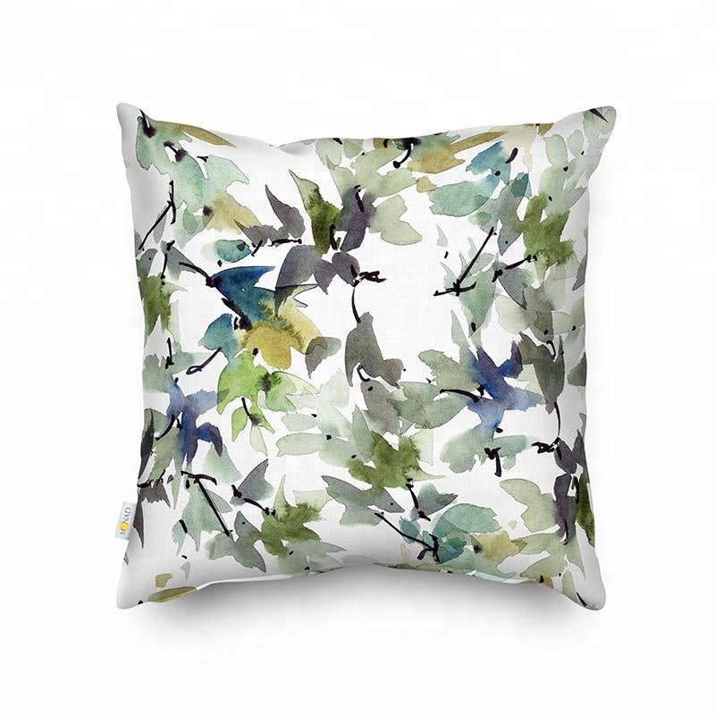 Watercolor Botanical Pattern Cushion MND192