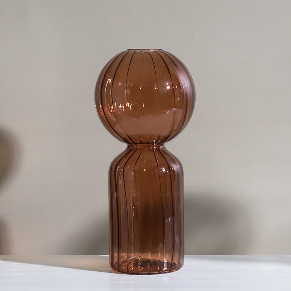 Brown Glass Vase LT587-B