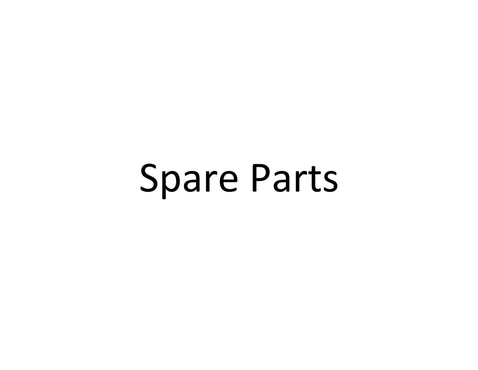 Spare PartsSpareParts