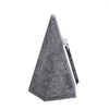 Grey Pyramid Candle