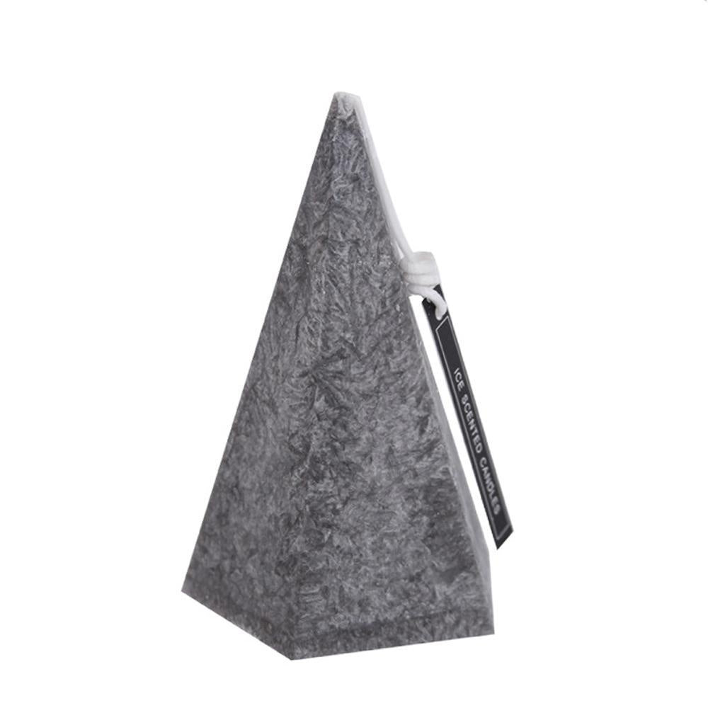 Grey Pyramid Candle FC-XY2001C