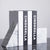 Pair of White Marble Bookends BSDLS0001W