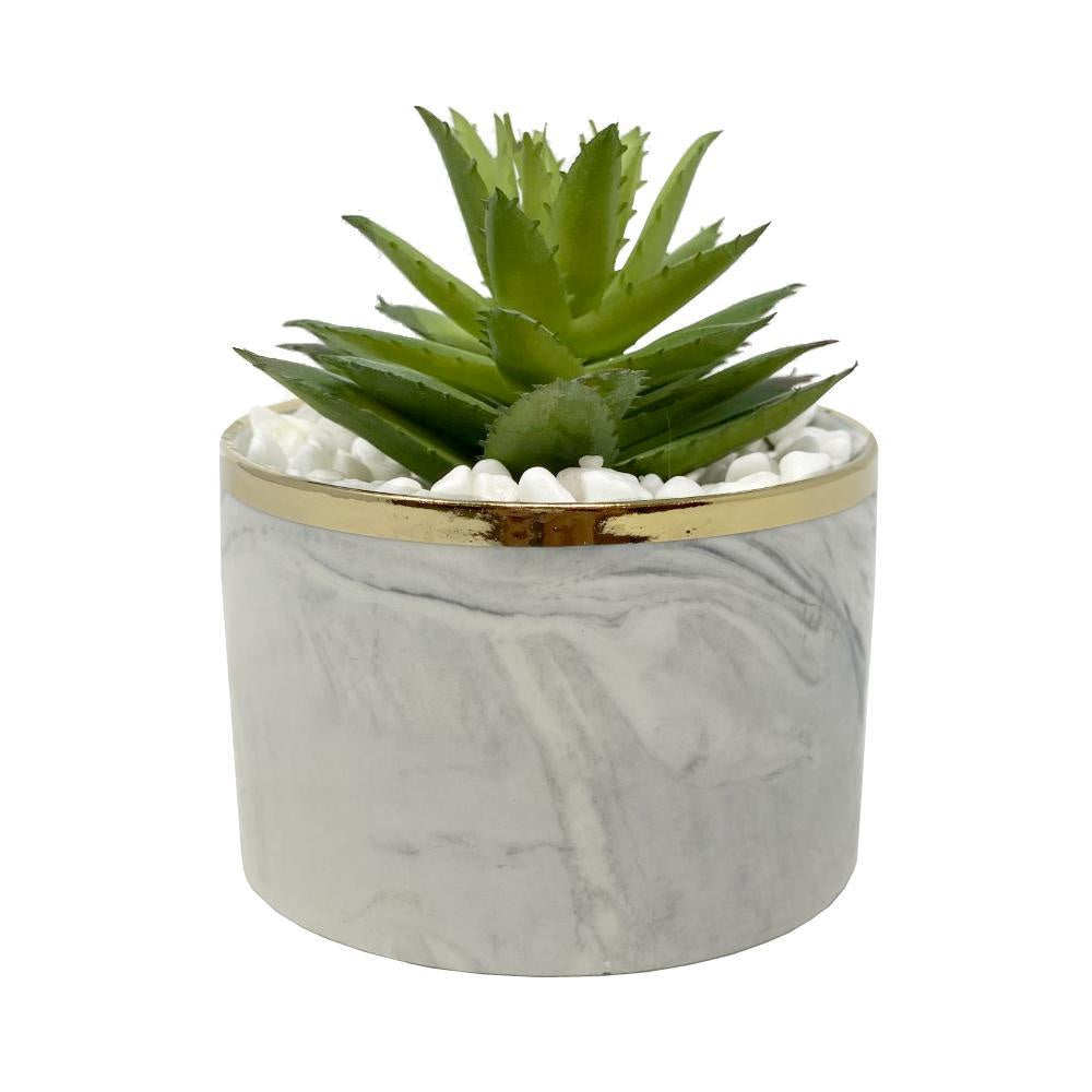 Faux Mini Succulent in Ceramic Planter HL20190630