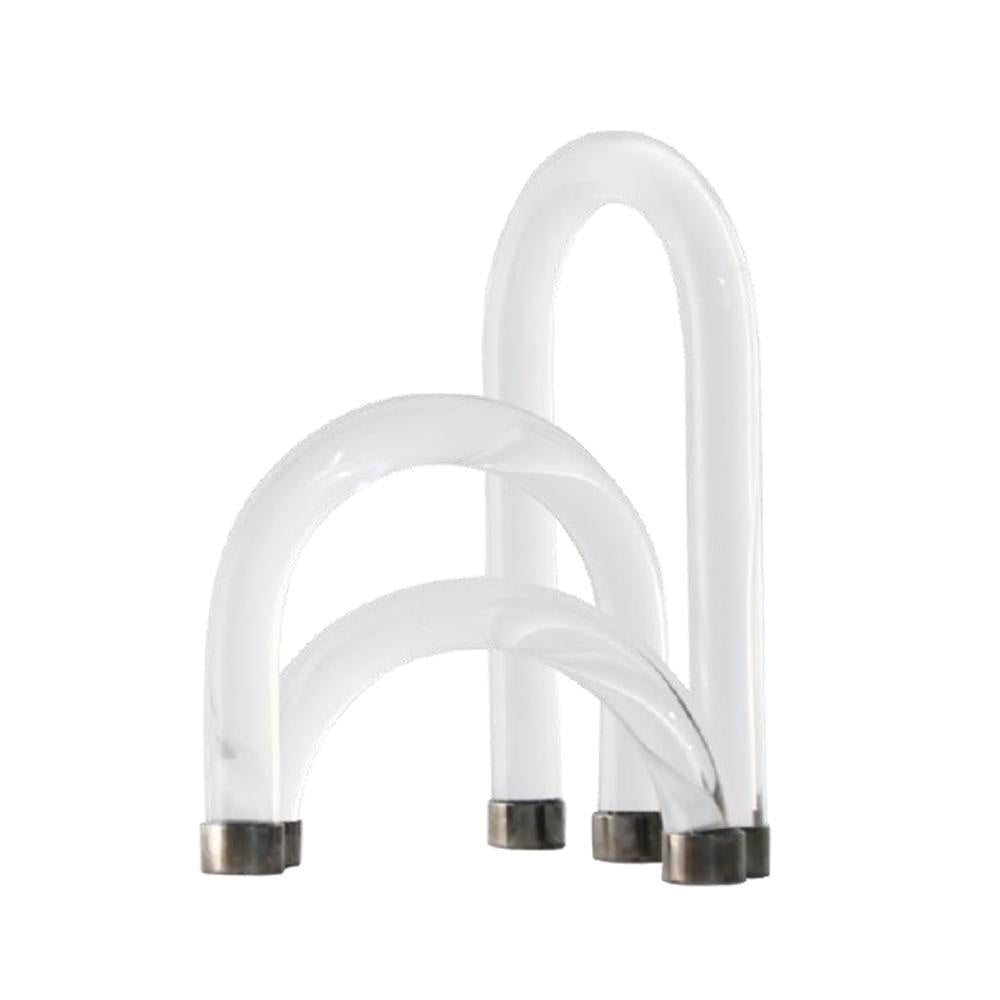 Acrylic & Stainless Steel Sculpture H1004B