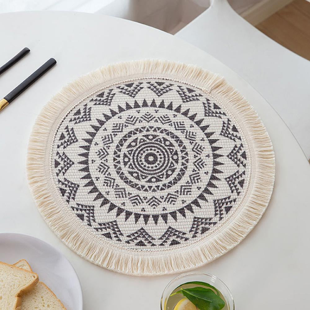 Set of 4 Mandala PlacemantsCQ000204-A المطبخ وتناول الطعام