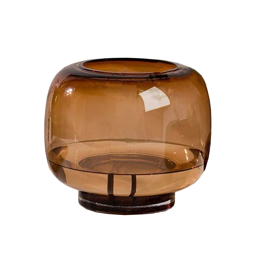 Amber Glass Vase - Medium 200230C