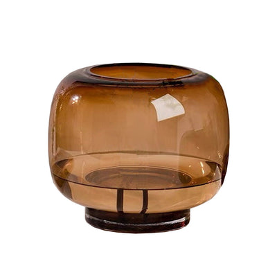 Amber Glass Vase - Medium 200230C