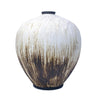 Brown & White Textured Ceramic Vase - Medium 605235