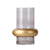 Gold & Glass Cylindrical Vase - Medium FB-ZS2020B