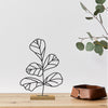 Metal Linear Fiddle Leaf Décor 21086BB-B ديكور المنزل