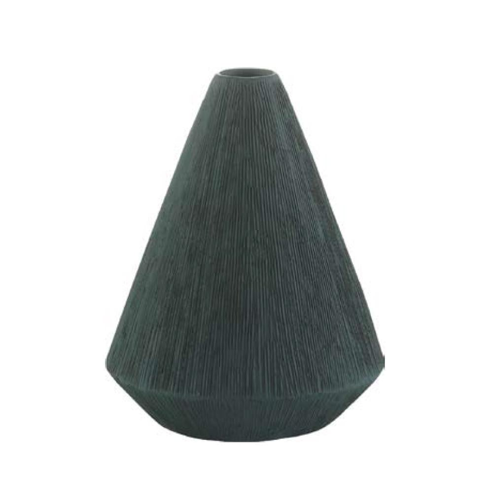 Deep Teal Ceramic Hand Scribed Vase HPLX0252BL1