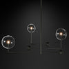 William 3-Light Chandelier - Black P1237-3-B