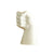 White Ceramic Hand Vase - Tall ZD-155