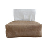 Brown Fabric Tissue Box Cover 21AL133-3