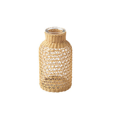 Glass Vase with Rattan Cover - Medium 21AL138-L