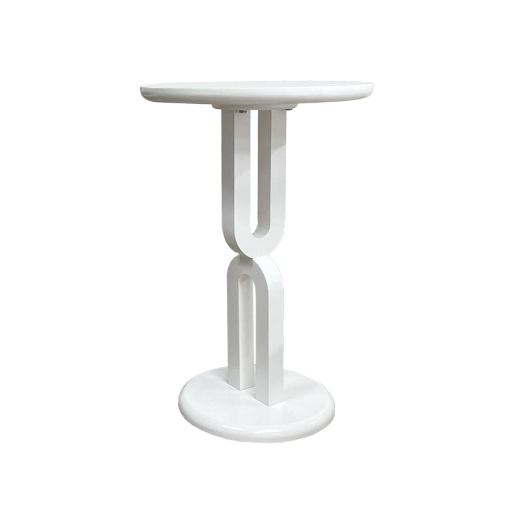 Miles Accent Table - White 220091SB-WRT