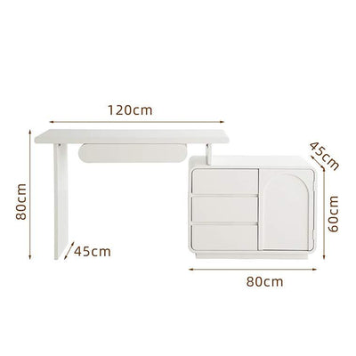 Merille Vanity Table with attached Cabinet 220112YPX
