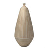 Beige Ceramic Vase - Large مزهرية