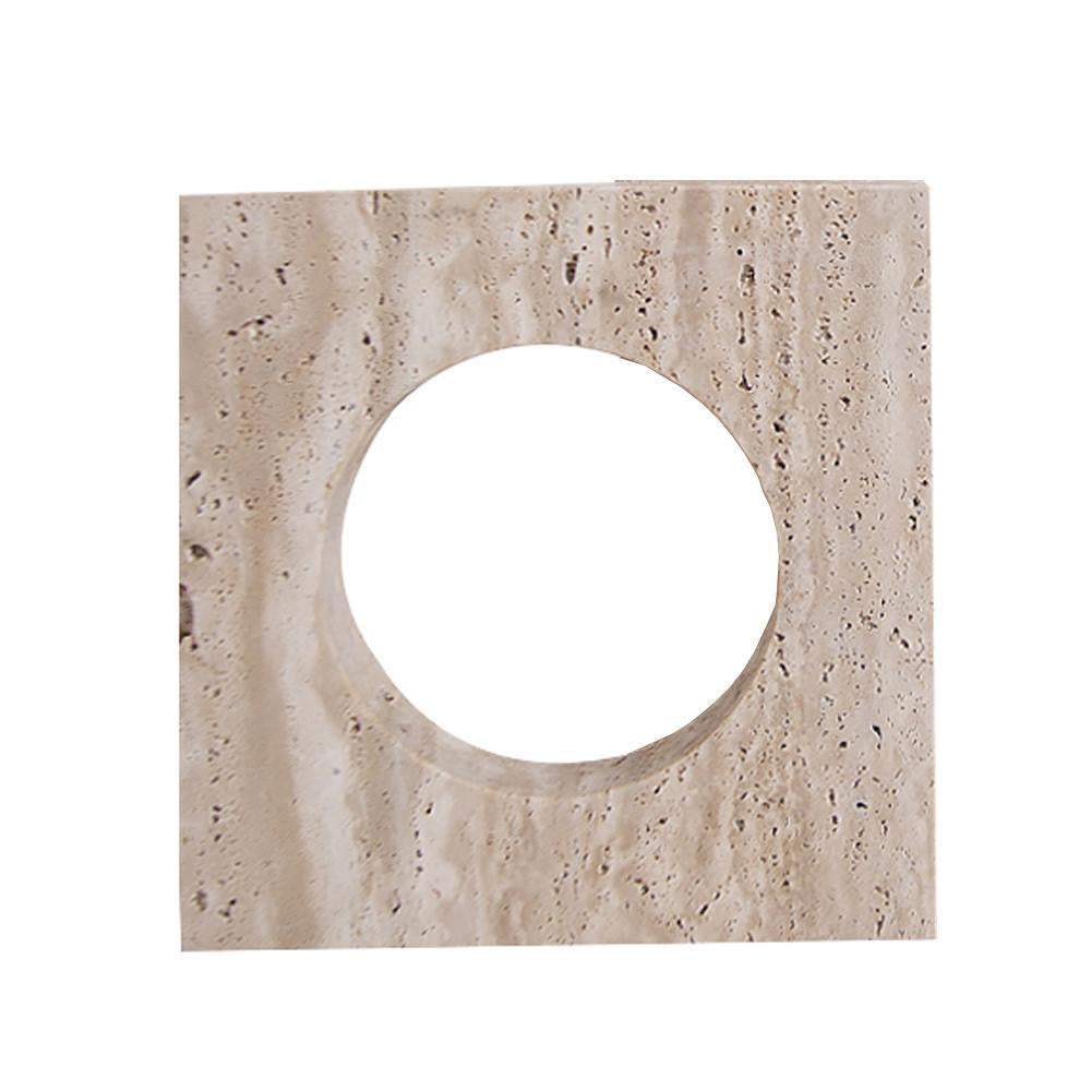 Beige Marble Geometric Sculpture - B FB-T2024B