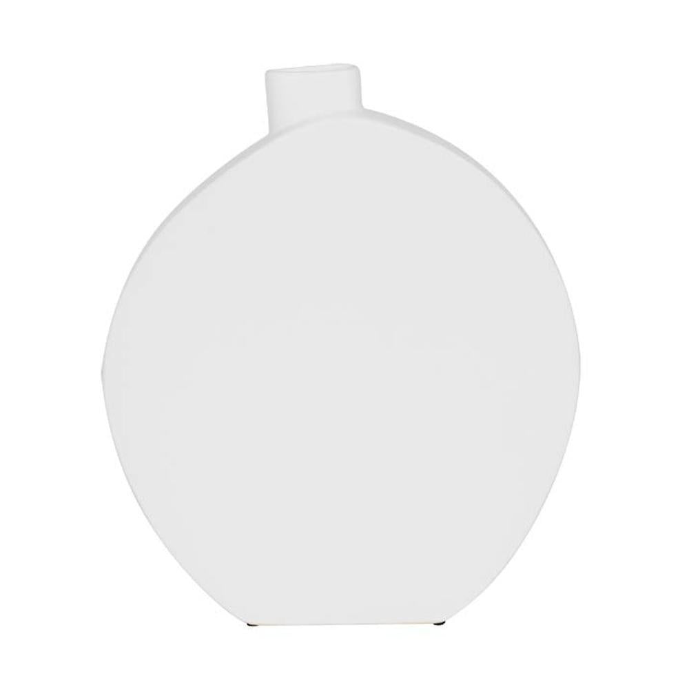 White Round Ceramic Vase HPYG0317W