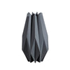 Dark Grey Ceramic Geometric Vase - Tall CY3928C