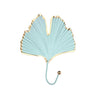 Turquoise & Gold Metal Leaf Wall Hook - C SHDG1191047