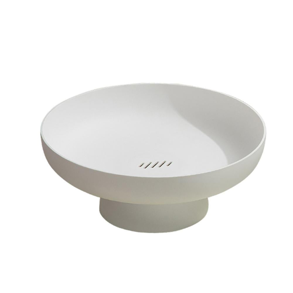 White Plastic Pedestal Bowl SHDA1209012