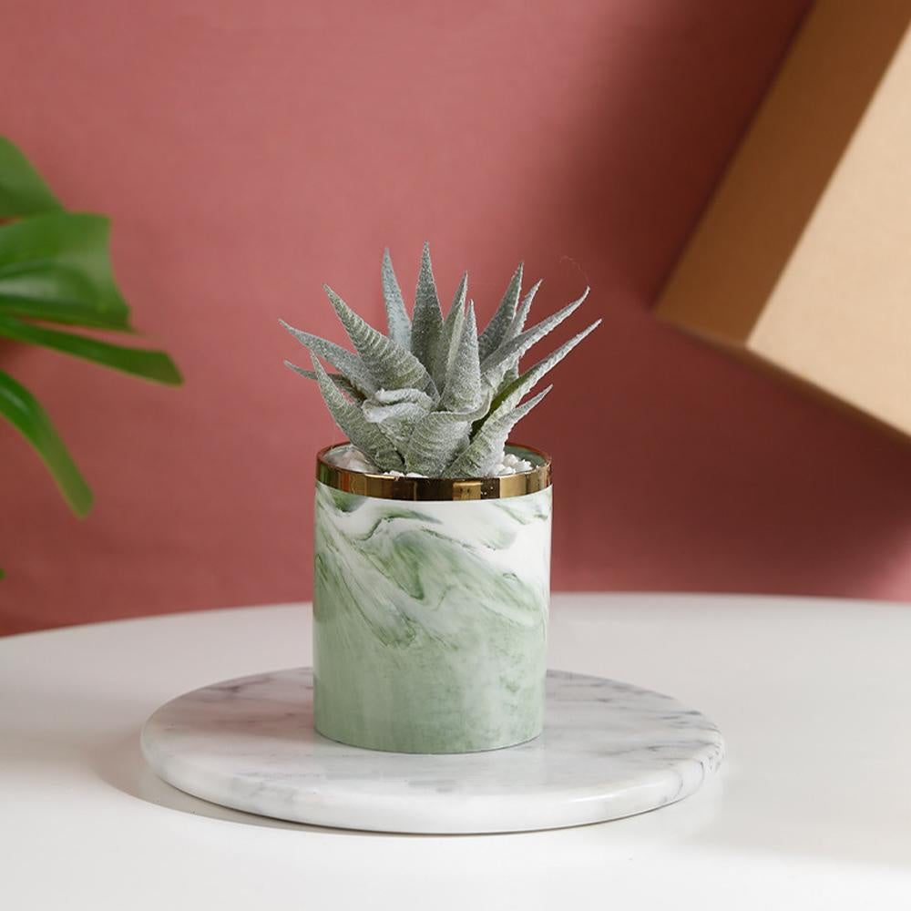 Faux Mini Succulent in Ceramic Planter MPH0017F