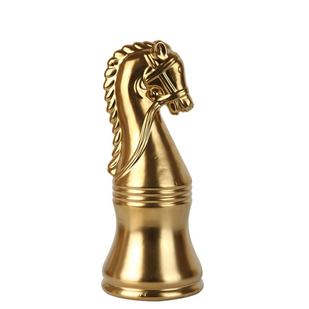 Gold Ceramic Chess Piece - Knight FA-D1921