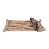 Wooden Decorative Tray with Driftwood Detail CF19288