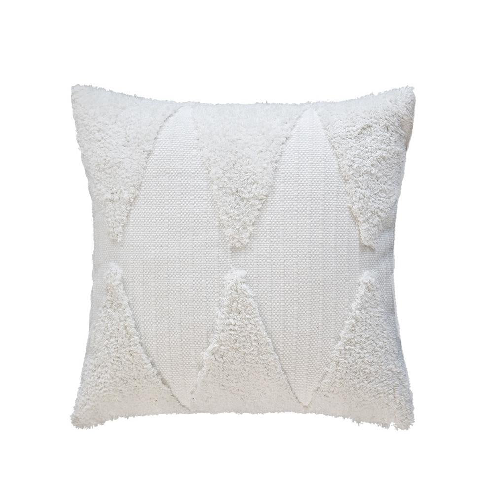 Ivory Tufted CushionBQ000484-SQ وسادة