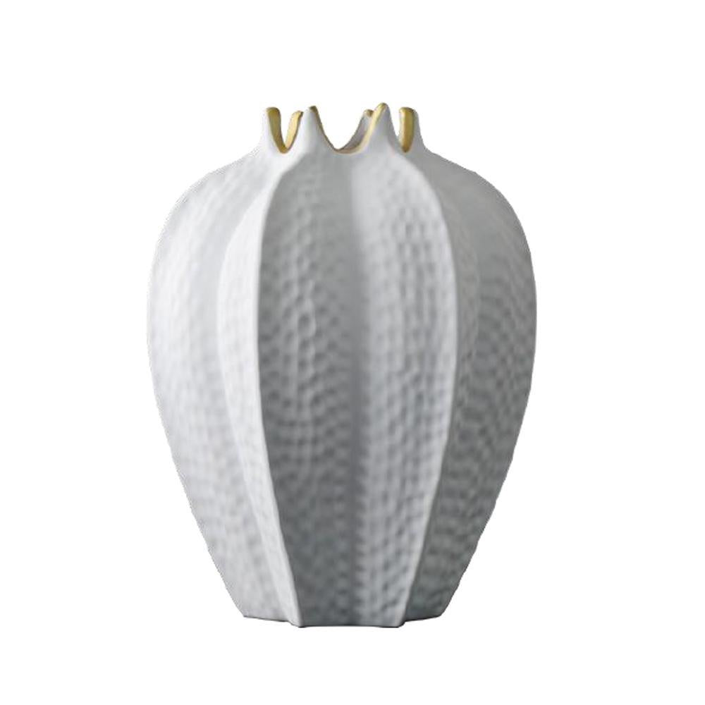 White Resin Vase - Tall F0778L