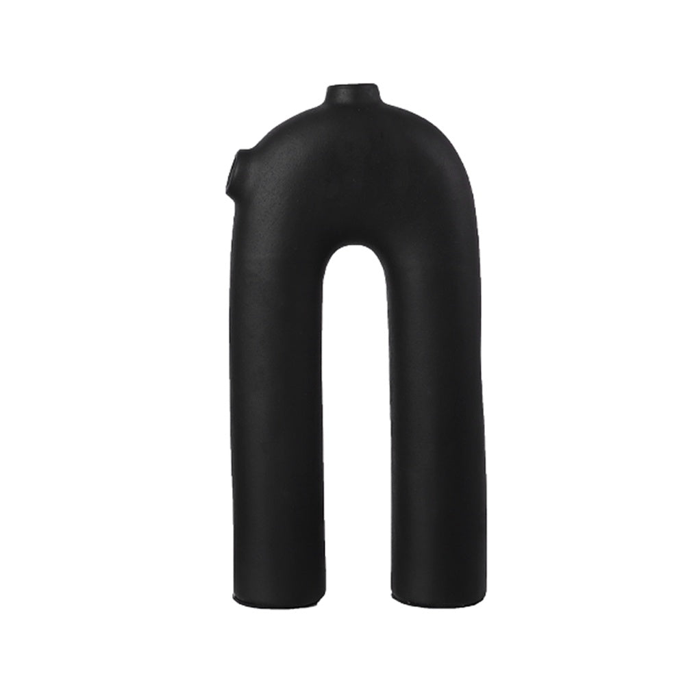 Black Resin Arch Bud Vase 9000-50B