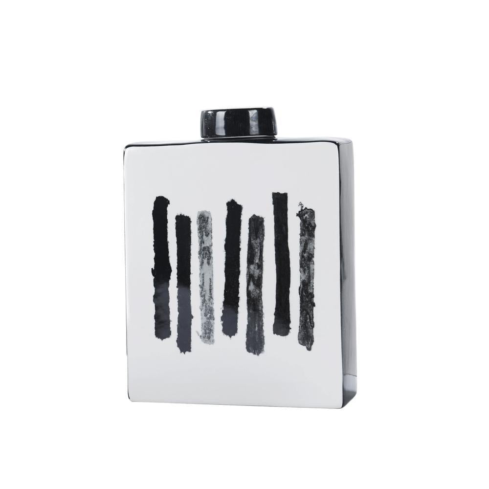 Black & White Ceramic Jar - B 606933