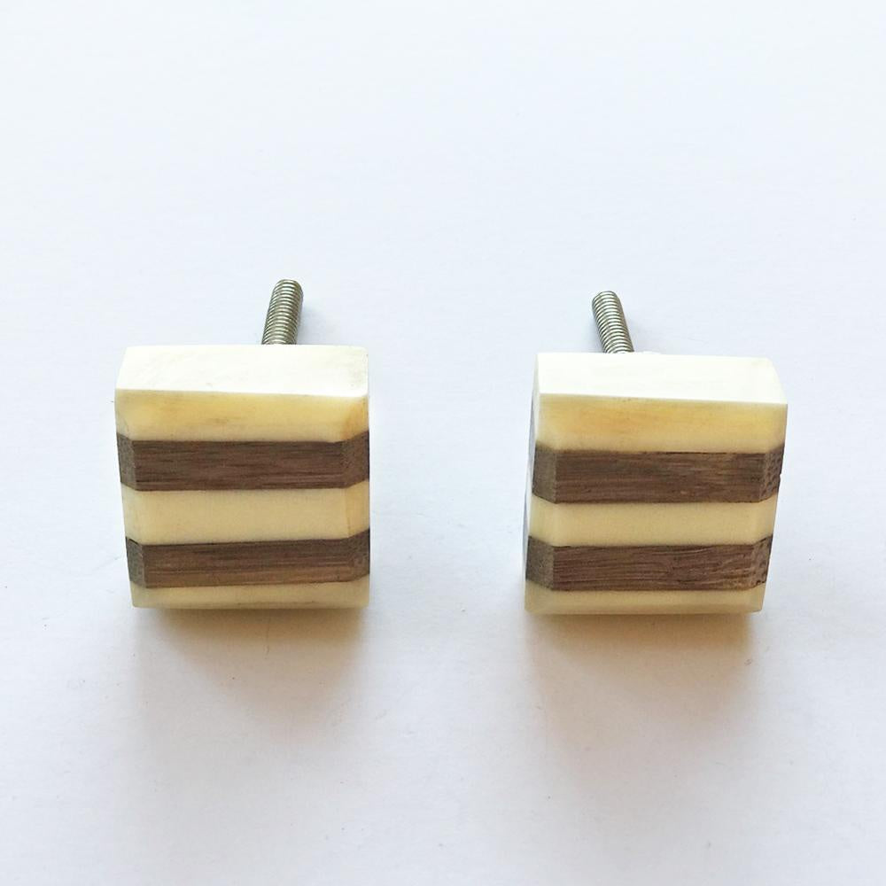 Bone Resin Wood KnobBRKN121 مقبض