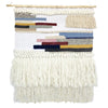 Ivory and Jewel Toned Woven Wall Hanging