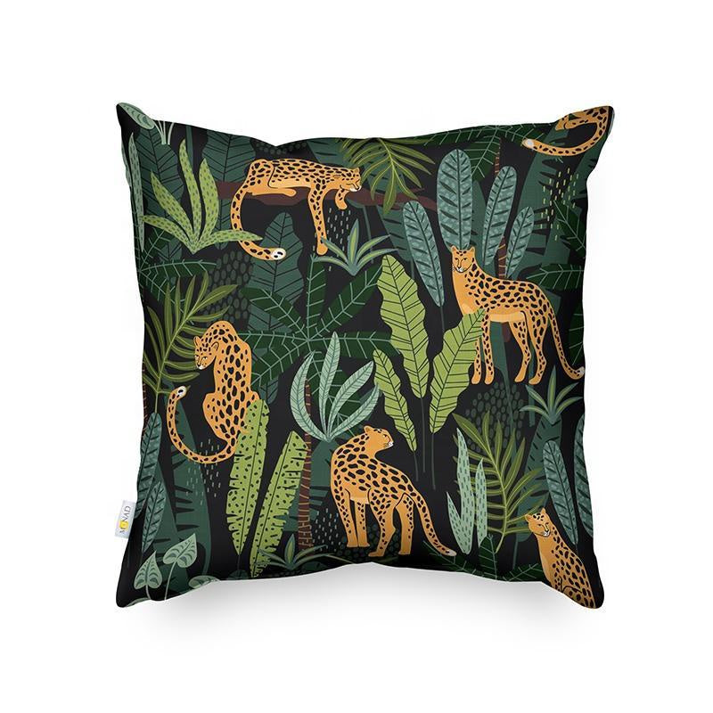 Dark Tropical Pattern Cushion MND184