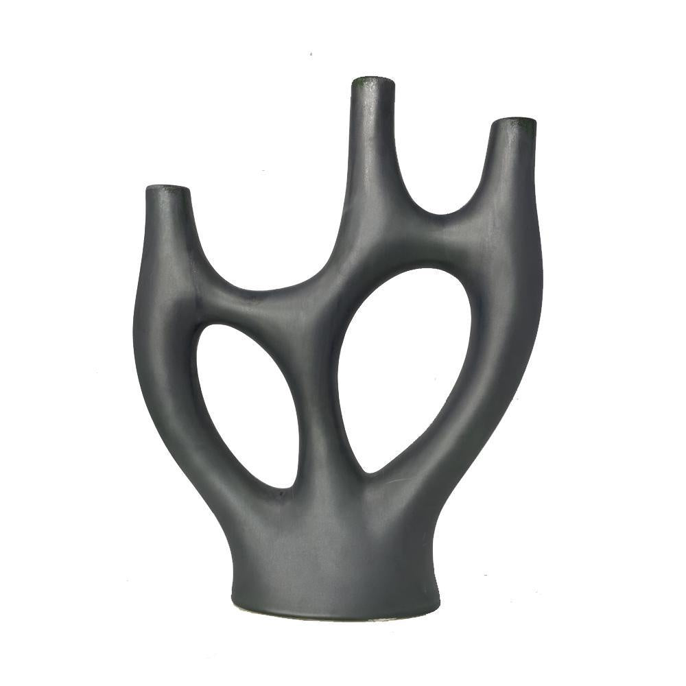 Metal Glaze Ceramic Candle Holder HPJSY3531L