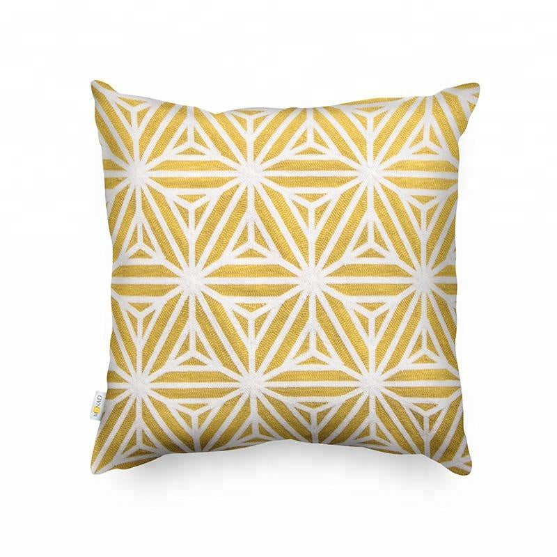 Embroidered Trellis Pattern Cushion MND114