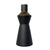 Black Ceramic Vase with Bronze Metal Glazing WS-301-B-1