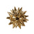 Gold Ceramic Sea Urchin Orb - Medium FA-D1925B