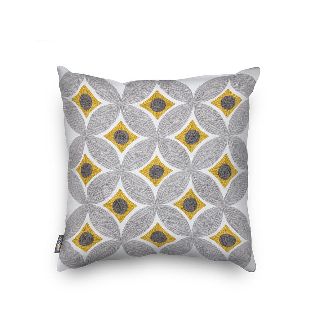 Embroidered Mid-Century Modern Pattern Cushion MND124