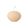 Shell Shaped Candle - Peach