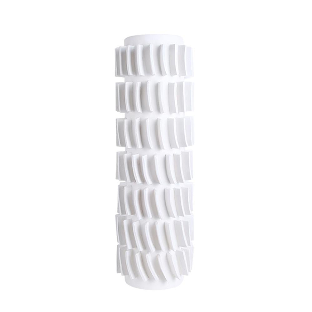 White Dimensional Cylindrical Ceramic Vase - Large FA-D21042A