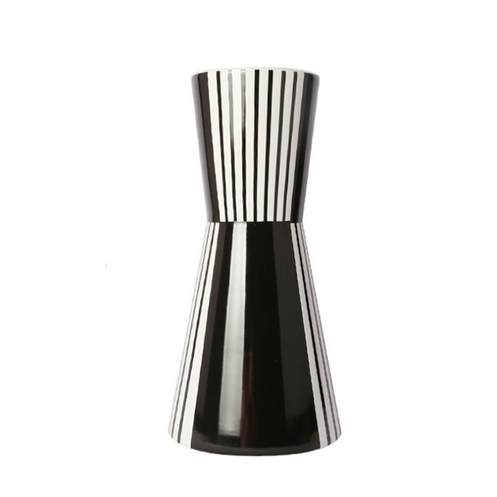Black & White Ceramic Vase MOS-B1002-A