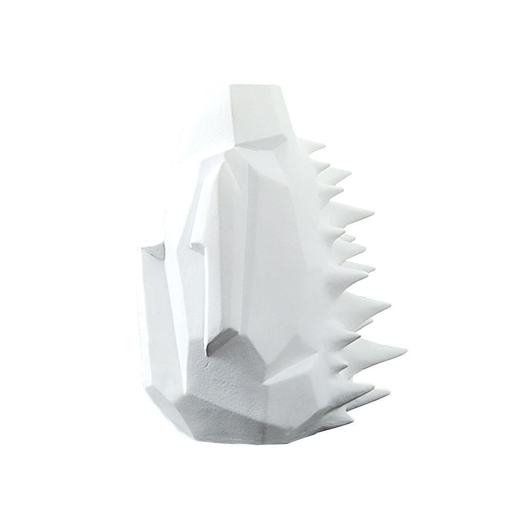 White Ceramic Vase with Spikes - Medium FA-D21027B