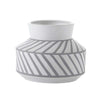 Grey & White Ceramic Vase - MediumHPLX0245CW2 مزهرية