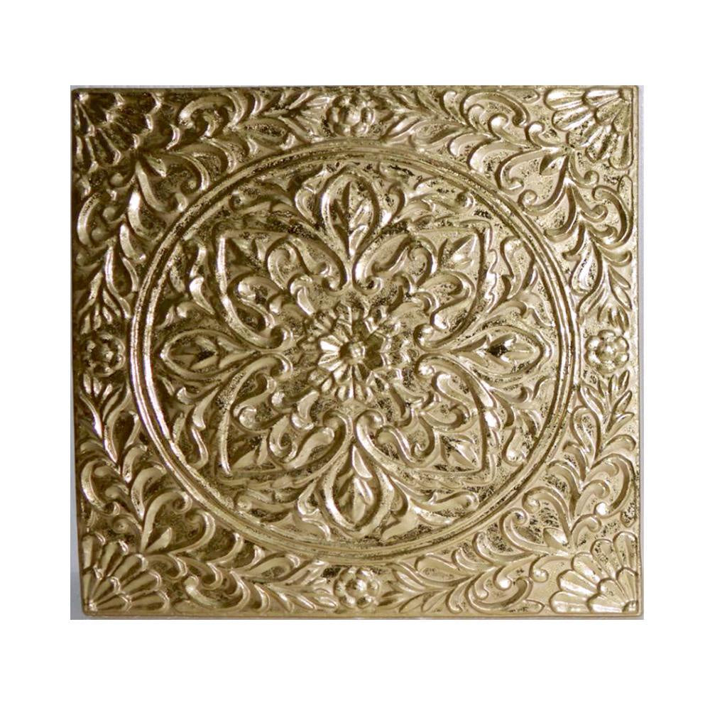 Gold Metal Wall Décor جدار الفن