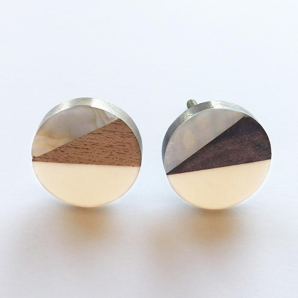 Bone Resin Wood KnobBRKN183 مقبض